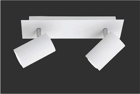Trio Lighting Marley Διπλό Σποτ με Ντουί GU10 Λευκό 802400201