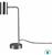 Trio Lighting Marley Επιτραπέζιο Διακοσμητικό Φωτιστικό με Ντουί για Λαμπτήρα GU10 Retro Ασημί 45cm
