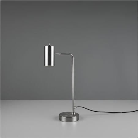 Trio Lighting Marley Επιτραπέζιο Διακοσμητικό Φωτιστικό με Ντουί για Λαμπτήρα GU10 Retro Ασημί 45cm