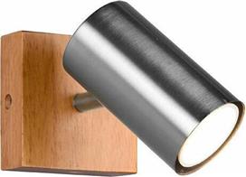 Trio Lighting Marley Μονό Σποτ με Ντουί GU10 Ασημί