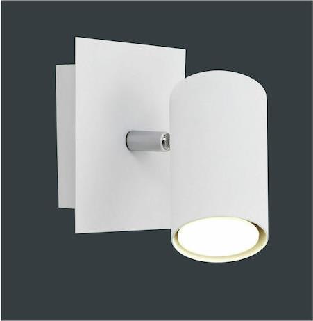Trio Lighting Marley Μονό Σποτ με Ντουί GU10 Λευκό 802400101
