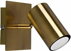Trio Lighting Marley Μονό Σποτ με Ντουί GU10 Χρυσό