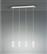Trio Lighting Marley Μοντέρνο Κρεμαστό Φωτιστικό Πολύφωτο Ράγα με 4 Λαμπτήρες GU10 Λευκό
