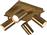 Trio Lighting Marley Σποτ με 4 Φώτα και Ντουί GU10 Χρυσό