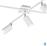 Trio Lighting Marley Σποτ με 5 Φώτα και Ντουί GU10 Λευκό