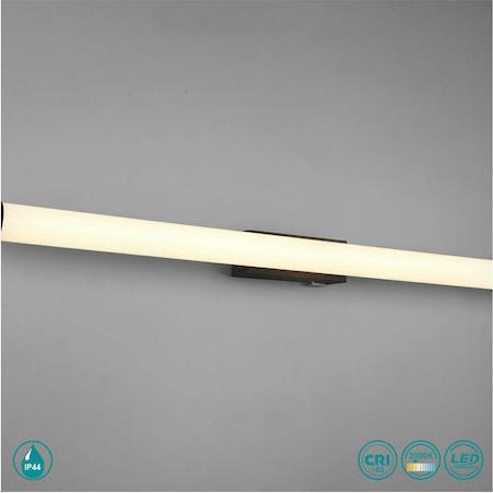 Trio Lighting Mattimo Μοντέρνο Φωτιστικό Τοίχου με Ενσωματωμένο LED και Θερμό Λευκό Φως Μαύρο Μ80cm