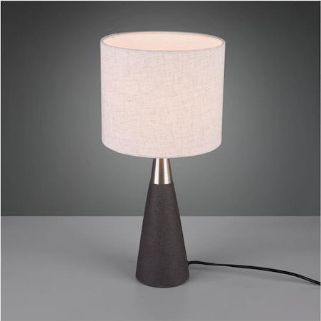 Trio Lighting Memphis Πορτατίφ με Μπεζ Καπέλο και Μαύρη Βάση R50339178