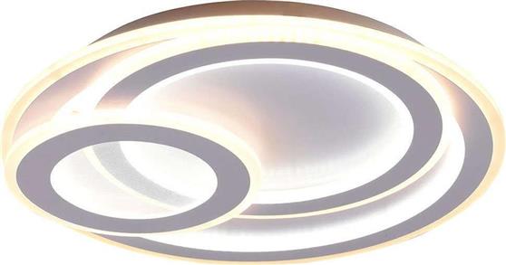 Trio Lighting Mita Μοντέρνα Μεταλλική Πλαφονιέρα Οροφής με Ενσωματωμένο LED σε Λευκό χρώμα 51cm 629210331
