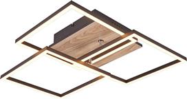 Trio Lighting Mobile Ξύλινη Πλαφονιέρα Οροφής σε Μαύρο χρώμα R62883135