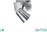 Trio Lighting Narcos Μονό Σποτ με Ενσωματωμένο LED και Θερμό Φως Ασημί