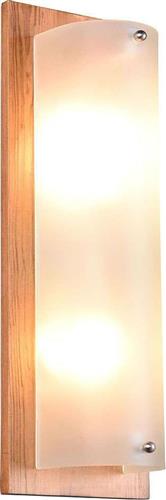 Trio Lighting Pali Μοντέρνο Φωτιστικό Τοίχου με Ντουί E27 σε Καφέ Χρώμα Πλάτους 14cm 212600230