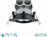 Trio Lighting Pamir Στρογγυλό Μεταλλικό Χωνευτό Σποτ με Ενσωματωμένο LED και Θερμό Λευκό Φως Μαύρο