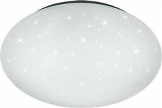 Trio Lighting Paolo Κλασική Πλαστική Πλαφονιέρα Οροφής με Ενσωματωμένο LED Λευκή 37cm 686014000