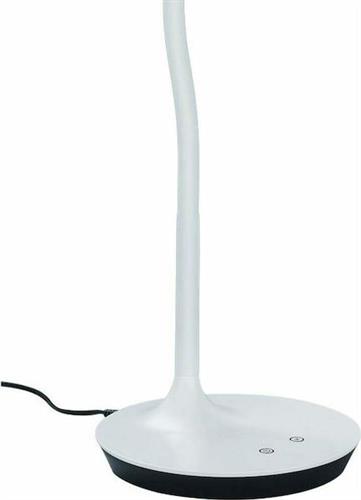 Trio Lighting Polo Φωτιστικό Γραφείου LED με Εύκαμπτο Βραχίονα Λευκό