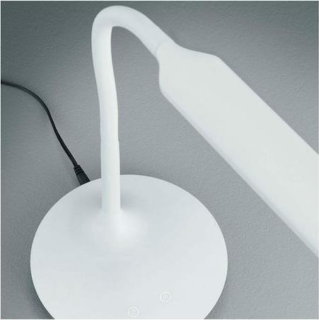 Trio Lighting Polo Φωτιστικό Γραφείου LED με Εύκαμπτο Βραχίονα Λευκό