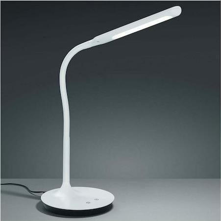 Trio Lighting Polo Φωτιστικό Γραφείου LED με Εύκαμπτο Βραχίονα Λευκό