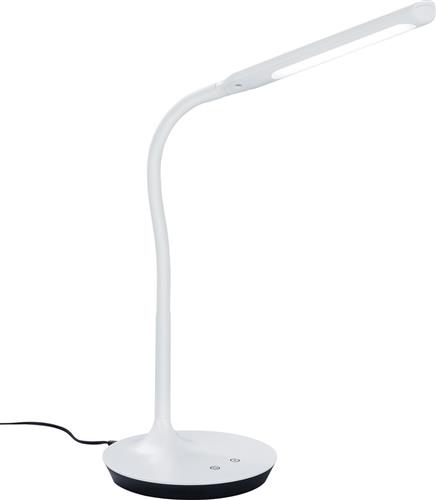 Trio Lighting Polo Φωτιστικό Γραφείου LED με Εύκαμπτο Βραχίονα Λευκό