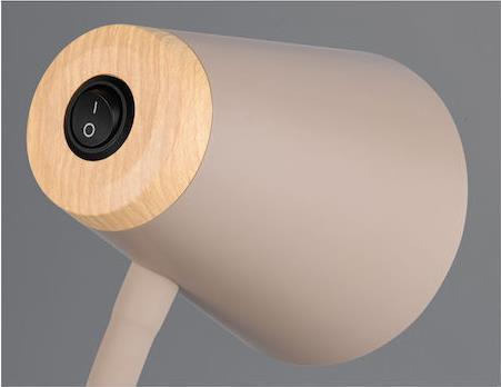 Trio Lighting Pongo LED Φωτιστικό Γραφείου σε Μπεζ Χρώμα R25831143