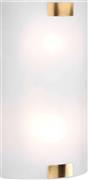 Trio Lighting Pura Μοντέρνο Φωτιστικό Τοίχου με Ντουί E27 σε Λευκό Χρώμα Πλάτους 20cm 212700204
