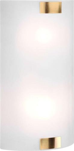 Trio Lighting Pura Μοντέρνο Φωτιστικό Τοίχου με Ντουί E27 σε Λευκό Χρώμα Πλάτους 20cm 212700204
