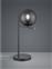 Trio Lighting Pure Πορτατίφ με Μαύρο Καπέλο και Μαύρη Βάση