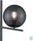 Trio Lighting Pure Πορτατίφ με Μαύρο Καπέλο και Μαύρη Βάση