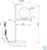 Trio Lighting Pure Πορτατίφ με Μαύρο Καπέλο και Μαύρη Βάση