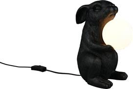 Trio Lighting Rabbit Επιτραπέζιο Διακοσμητικό Φωτιστικό Μαύρο R56511002