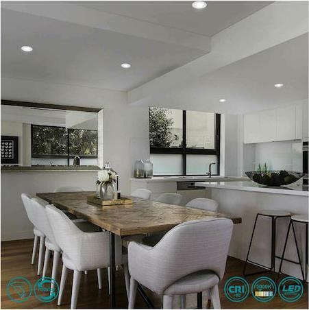 Trio Lighting Rila Στρογγυλό Μεταλλικό Χωνευτό Σποτ Λευκό