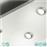 Trio Lighting Rila Στρογγυλό Μεταλλικό Χωνευτό Σποτ με Ενσωματωμένο LED και Θερμό Λευκό Φως Ασημί 3x8cm 650310107