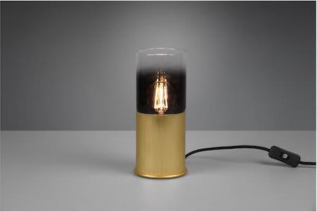 Trio Lighting Robin Πορτατίφ με Διάφανο Καπέλο και Χρυσή Βάση