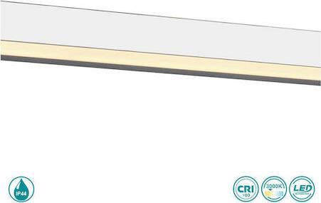 Trio Lighting Rocco Κλασικό Φωτιστικό Τοίχου με Ενσωματωμένο LED και Θερμό Λευκό Φως Ασημί Μ60cm