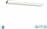 Trio Lighting Rocco Κλασικό Φωτιστικό Τοίχου με Ενσωματωμένο LED και Θερμό Λευκό Φως Ασημί Μ90cm