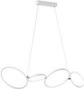 Trio Lighting Rondo Μοντέρνο Κρεμαστό Φωτιστικό με Ενσωματωμένο LED Λευκό