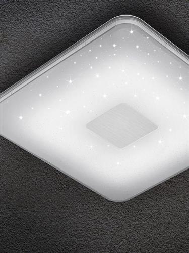Trio Lighting Samurai Τετράγωνο Εξωτερικό LED Panel Ισχύος 30W με Ρυθμιζόμενο Λευκό Φως 628613001