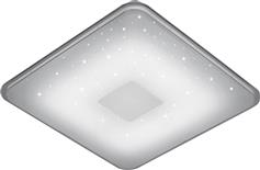 Trio Lighting Samurai Τετράγωνο Εξωτερικό LED Panel Ισχύος 30W με Ρυθμιζόμενο Λευκό Φως 628613001