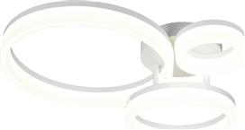 Trio Lighting Scope Πλαφονιέρα Οροφής Λευκή R63601331