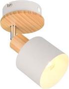 Trio Lighting Shanti Μονό Σποτ με Ντουί E14 σε Γκρι Χρώμα 862700176