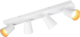 Trio Lighting Sharp Σποτ με 4 Φώτα και με Ντουί GU10 σε Λευκό Χρώμα 817100431