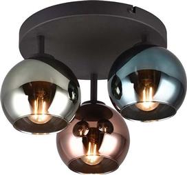 Trio Lighting Sheldon Πλαφονιέρα Οροφής σε Μαύρο χρώμα R61303017