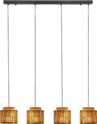 Trio Lighting Smilla Κρεμαστό Φωτιστικό Μπεζ για 4 Λαμπτήρες E27 121x20.5x150cm 366800436