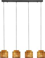 Trio Lighting Smilla Κρεμαστό Φωτιστικό Μπεζ για 4 Λαμπτήρες E27 121x20.5x150cm 366800436