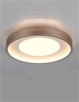 Trio Lighting Solea Πλαφονιέρα Οροφής 40cm Καφέ με Ενσωματωμένο LED 656610165