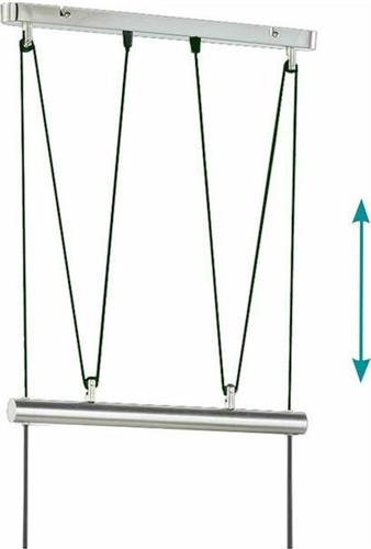 Trio Lighting Stamina Μοντέρνο Κρεμαστό Φωτιστικό Πολύφωτο Ράγα με 5 Λαμπτήρες E14 Λευκό