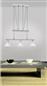 Trio Lighting Stamina Μοντέρνο Κρεμαστό Φωτιστικό Τρίφωτο Ράγα με Ντουί E14 Λευκό