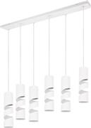 Trio Lighting Stream Κρεμαστό Φωτιστικό Λευκό για 6 Λαμπτήρες GU10 100x9x150cm 364000631
