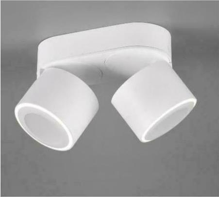 Trio Lighting Taurus Διπλό Σποτ με Ενσωματωμένο LED και Θερμό Φως Λευκό
