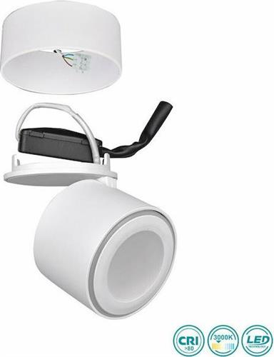 Trio Lighting Taurus Μονό Σποτ με Ενσωματωμένο LED και Θερμό Φως Λευκό