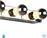 Trio Lighting Theatro Μοντέρνο Φωτιστικό Τοίχου με Ντουί E27 Ασημί M55cm