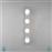 Trio Lighting Theatro Μοντέρνο Φωτιστικό Τοίχου με Ντουί E27 Ασημί M55cm